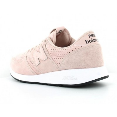 basket new balance femme rose