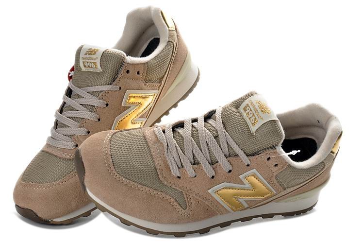 new balance femme marron et or