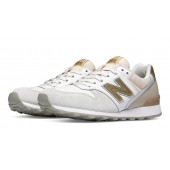 new balance blanc et or