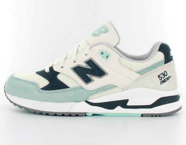 new balance bleu et blanche