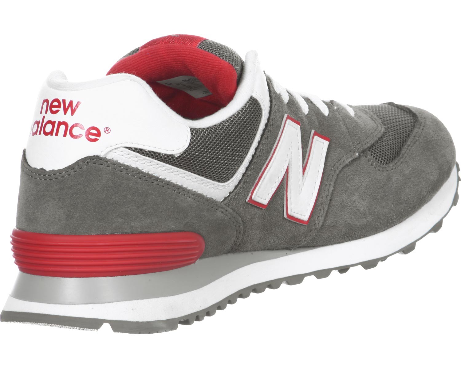 new balance 574 gris rouge