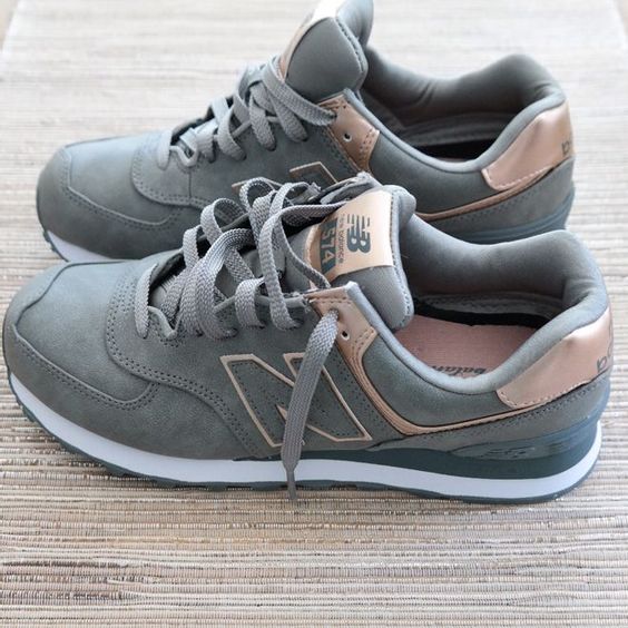 new balance 574 gris rose