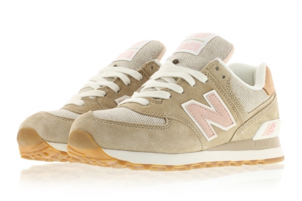 new balance beige et rose