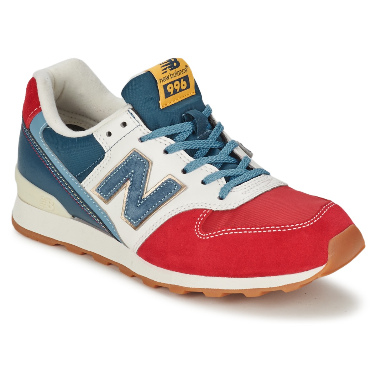 new balance blanche rouge